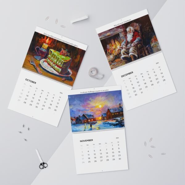 Ginger Cook's 2024 "Art & Optimism" Wall Calendars for 2024 - Two Sizes Available - DP - Image 7