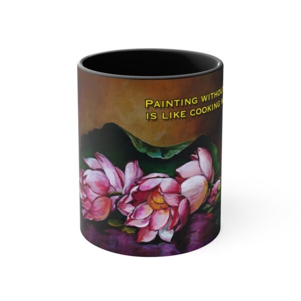 Lotus Blossom - Accent Coffee Mug, 11oz, DP - Image 5