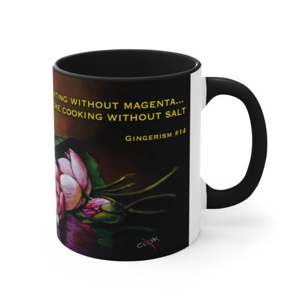 Lotus Blossom - Accent Coffee Mug, 11oz, DP - Image 7
