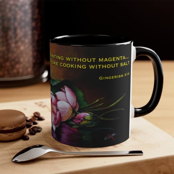 Lotus Blossom - Accent Coffee Mug, 11oz, DP - Image 8