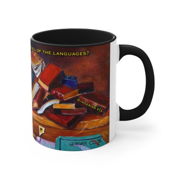 Bookshelf - An Artist - Accent Coffee Mug, 11oz, DP - Image 7