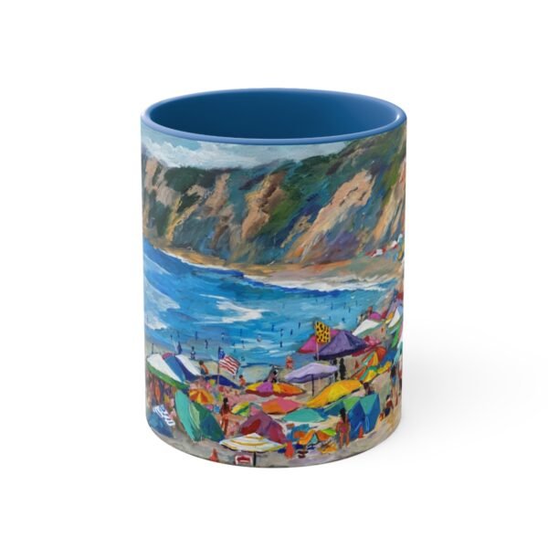 Fourth of July 2020 San Diego - Accent Coffee Mug, 11oz, DP - Image 2