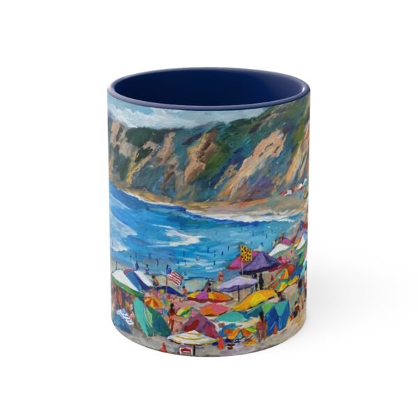 Fourth of July 2020 San Diego - Accent Coffee Mug, 11oz, DP - Image 9