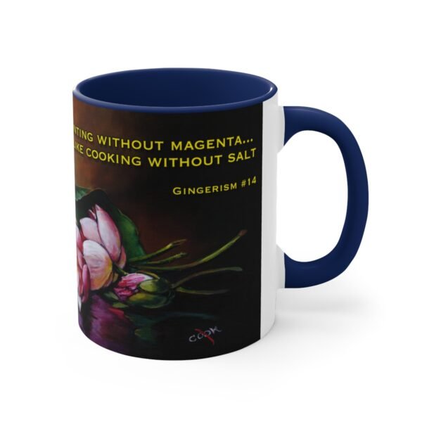 Lotus Blossom - Accent Coffee Mug, 11oz, DP - Image 15