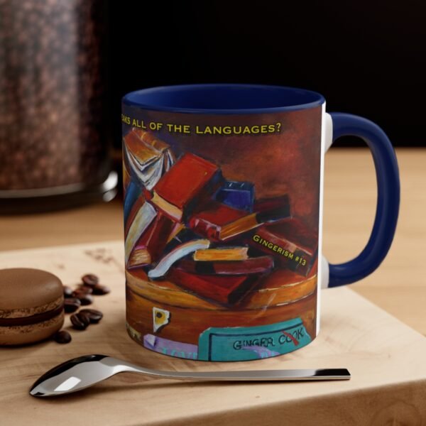 Bookshelf - An Artist - Accent Coffee Mug, 11oz, DP - Image 16