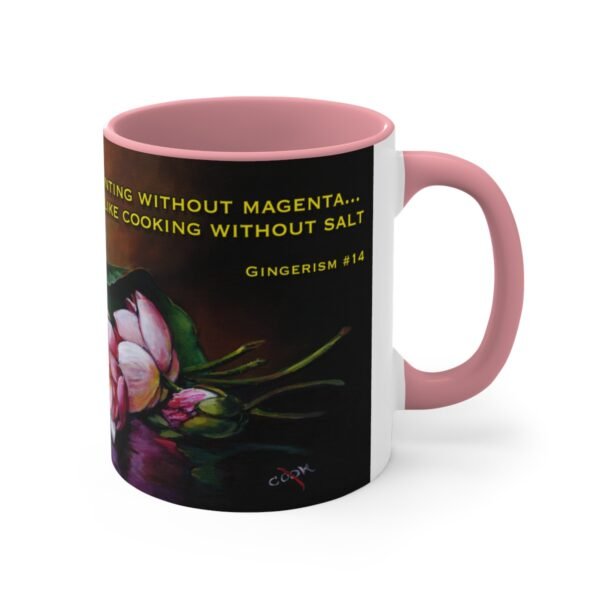 Lotus Blossom - Accent Coffee Mug, 11oz, DP - Image 4