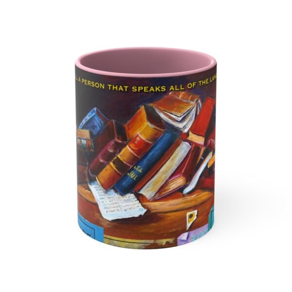 Bookshelf - An Artist - Accent Coffee Mug, 11oz, DP - Image 17