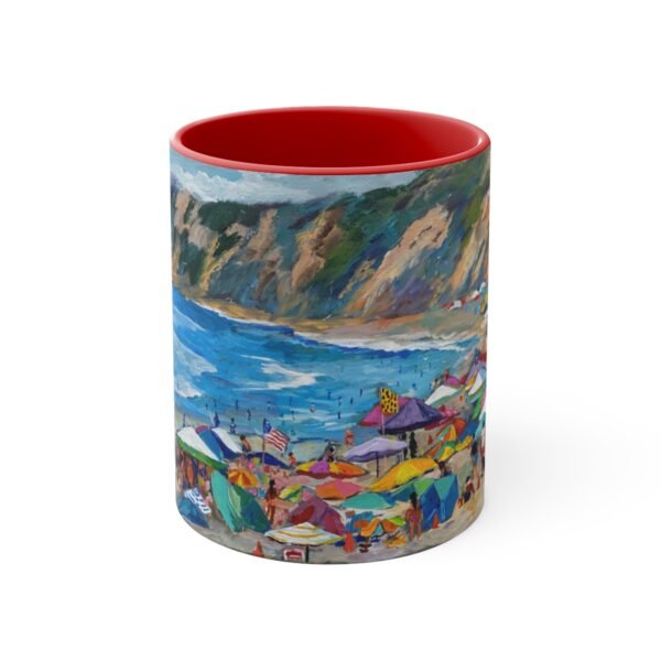 Fourth of July 2020 San Diego - Accent Coffee Mug, 11oz, DP - Image 17