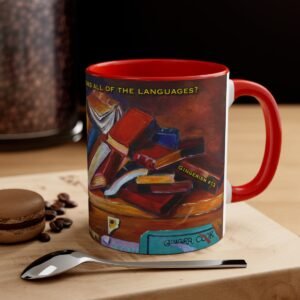 Bookshelf - An Artist - Accent Coffee Mug, 11oz, DP