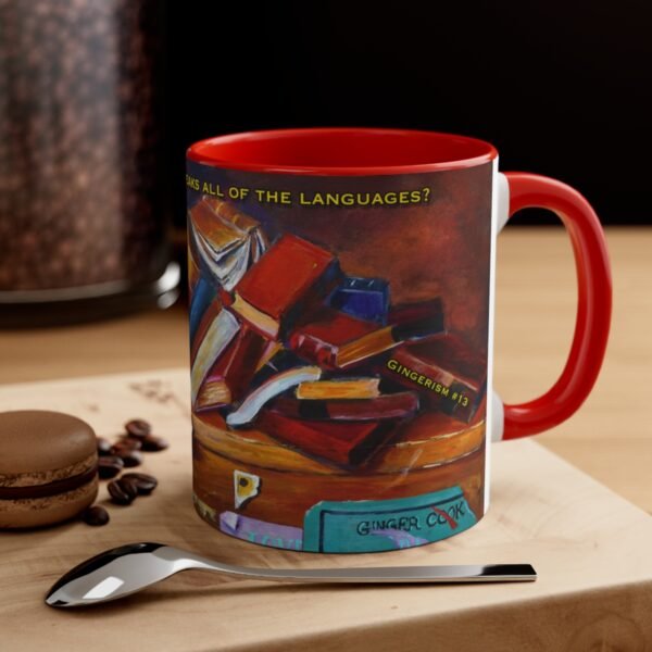 Bookshelf - An Artist - Accent Coffee Mug, 11oz, DP