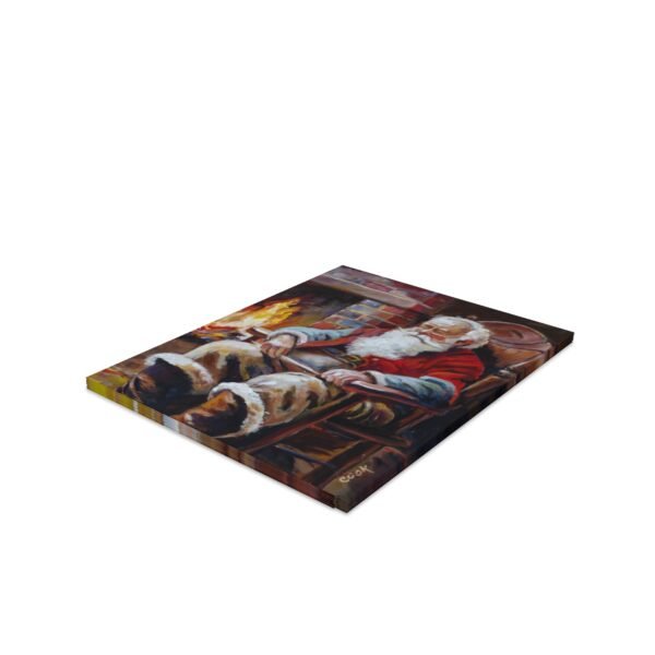 Cozy Fireside Nap - Greeting cards (8, 16, and 24 pcs) - Image 3