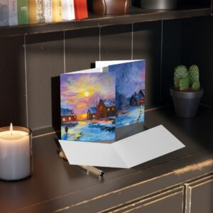 Winter's Warm Embrace - Greeting cards (8, 16, and 24 pcs)
