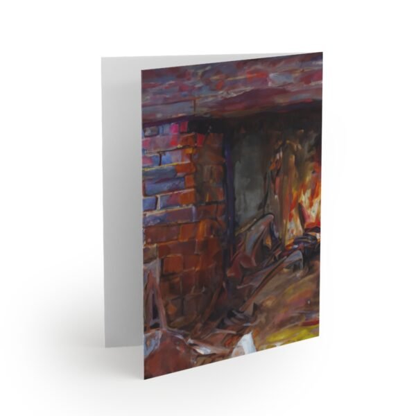 Cozy Fireside Nap - Greeting cards (8, 16, and 24 pcs) - Image 13